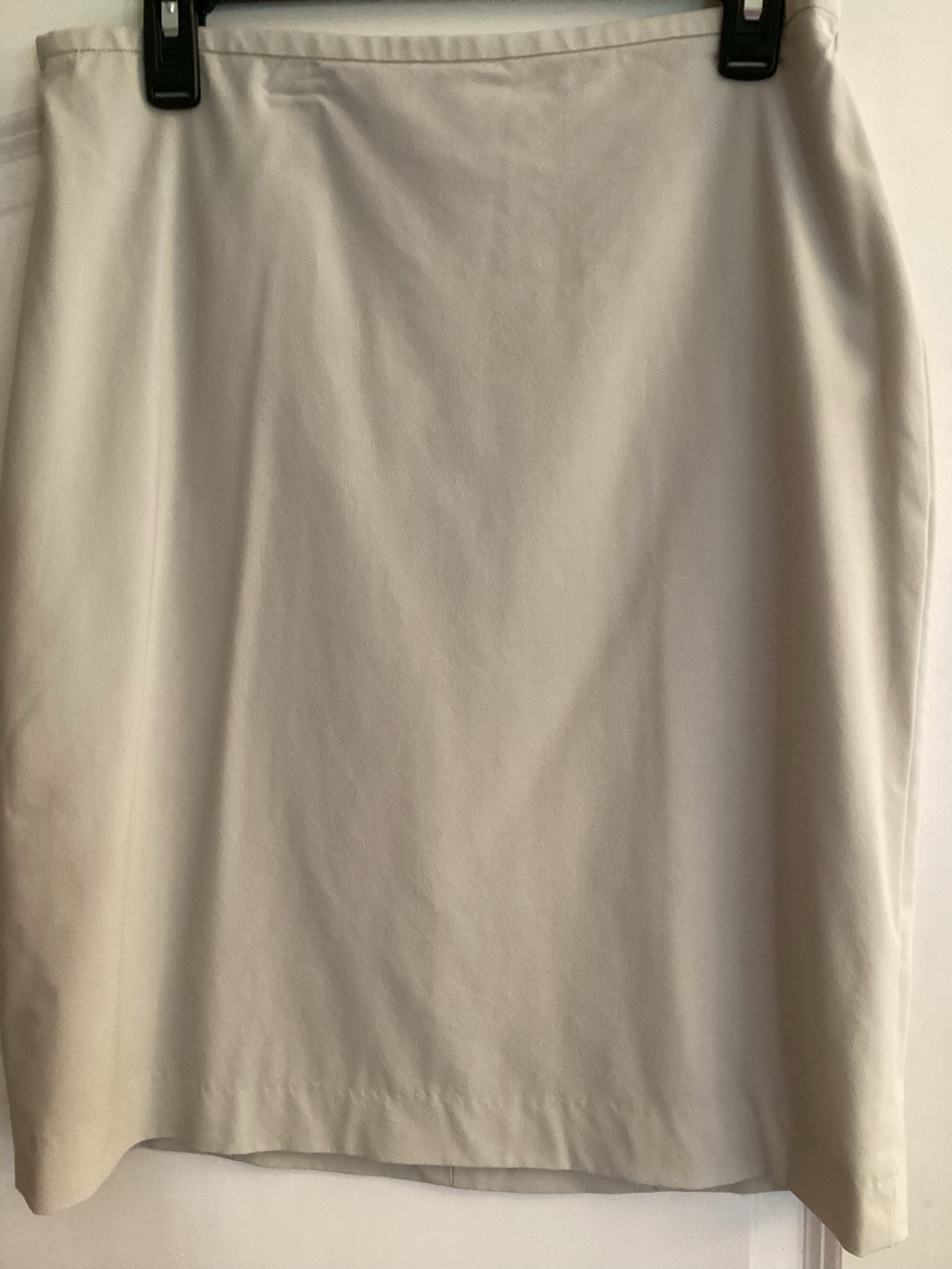 Vintage Giorgio Armani Black Label Borgo 21 Wool Pencil Skirt Beige Tank IT 46